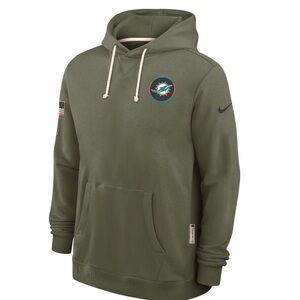 Nike Miami Dolphins Salute To Service 2025 Olive Standard Issue
Dri-FIT Hoodie